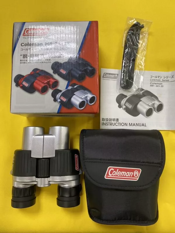 【展示機福利品出清】9.9成新 Vixen x Coleman M8-24 x25 雙筒望遠鏡(官方授權臺灣總代理)