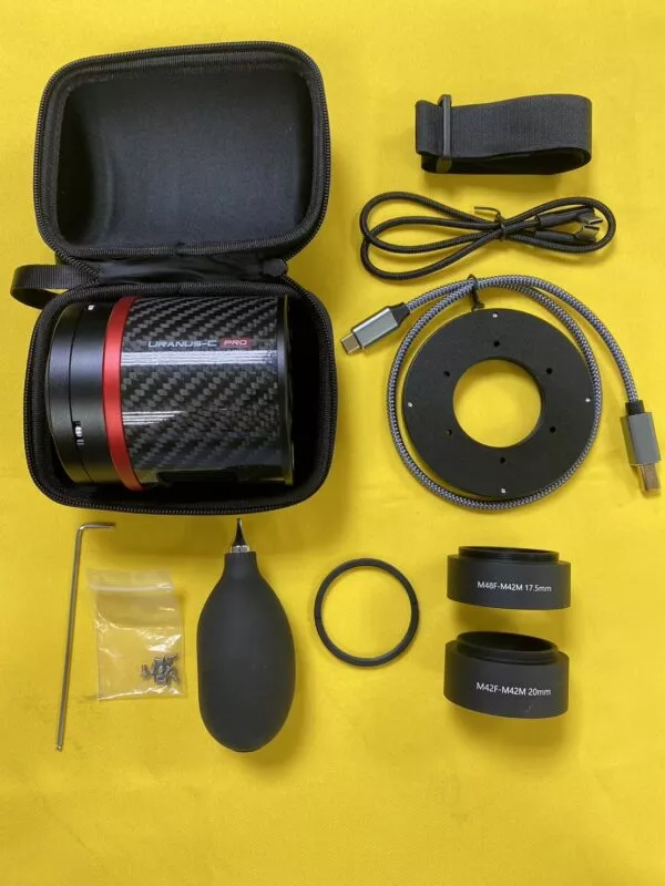 【已售出】9.9成新 Player One Uranus-C Pro IMX585 彩色天文冷卻相機 (官方授權臺灣總代理)：圖片 6