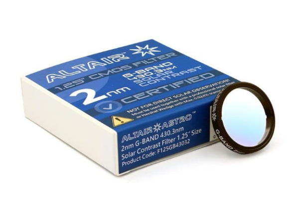 Altair 2nm G-Band Solar Contrast Filter 1.25” 太陽濾鏡